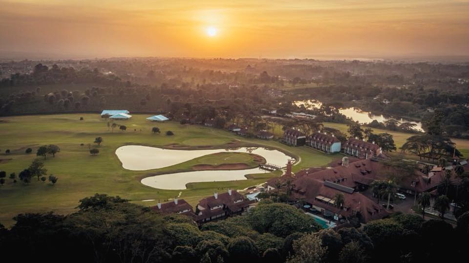 A picturesque view of the 18-hole golf course at the Windsor Golf Resort in Nairobi